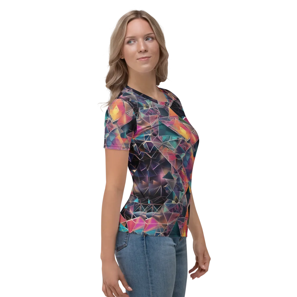 Shard Garden on Women's Crew Neck T-Shirt — Right