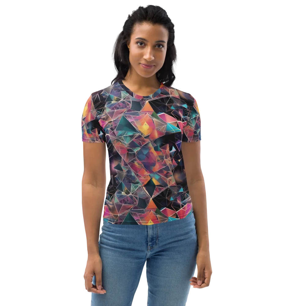 Shard Garden on Women's Crew Neck T-Shirt — Front