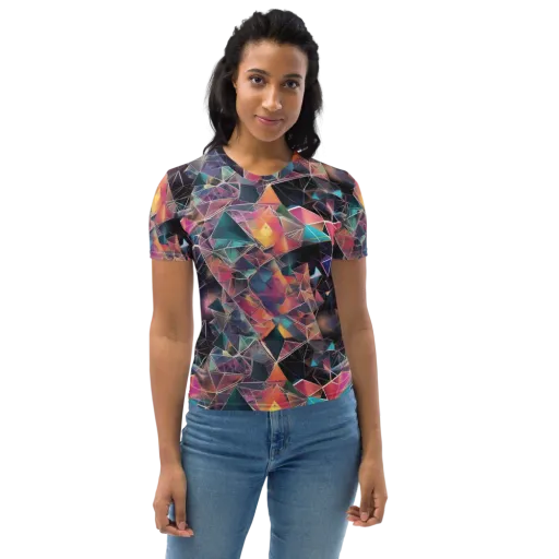 Shard Garden on a Women's Crew Neck T-Shirt