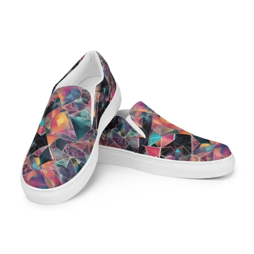 Shard Garden on a Men's Slip-On Canvas Shoes