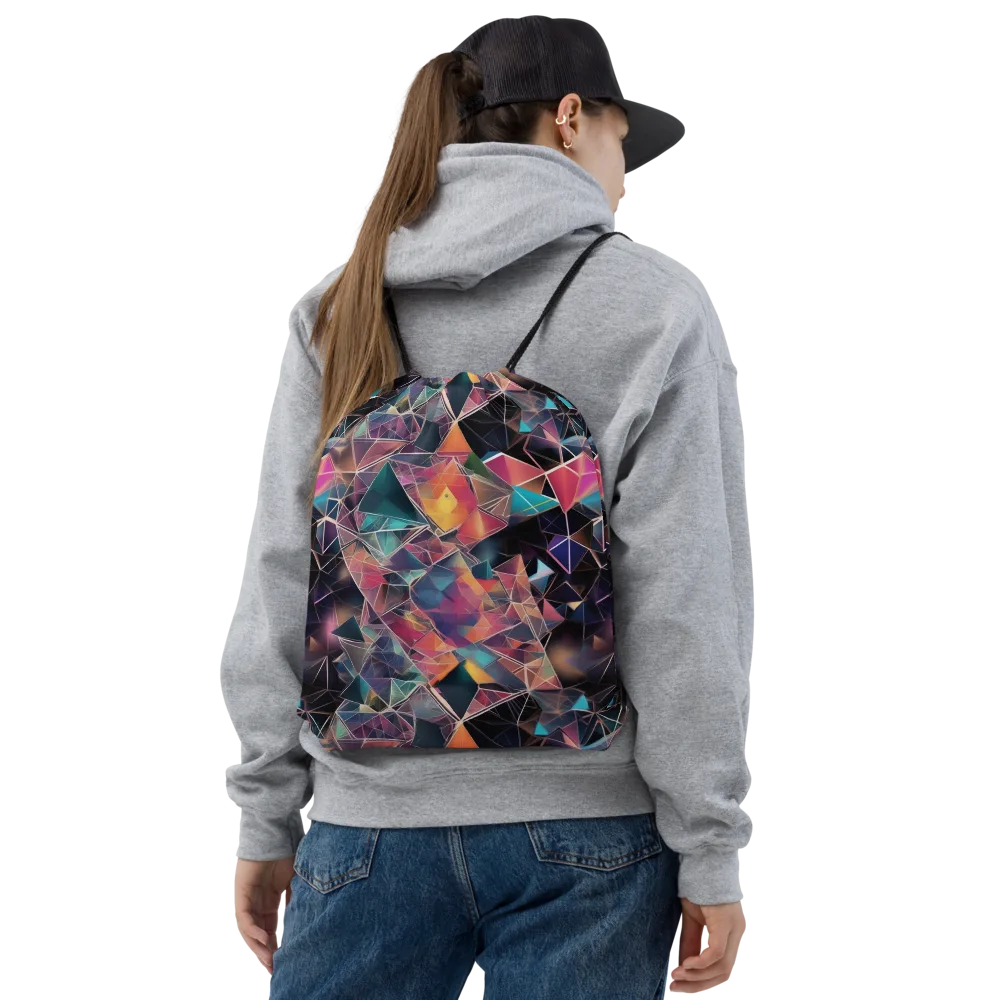 Shard Garden on Drawstring Bag — Front