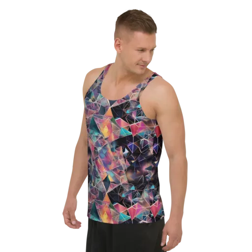 Shard Garden on a Men's Tank Top