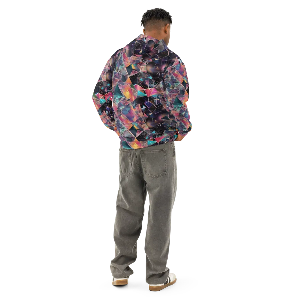 Shard Garden on Cotton Hoodie — Back