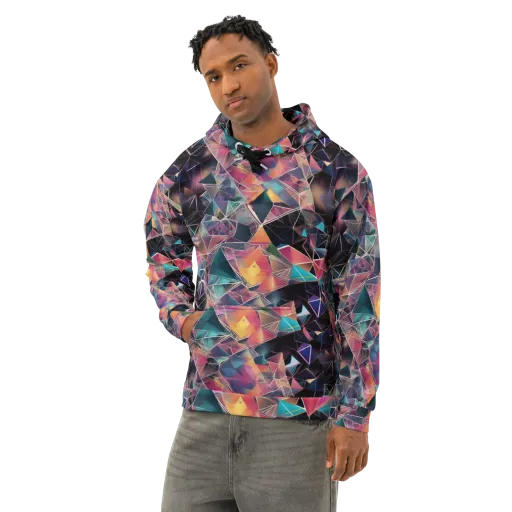 Shard Garden on a Cotton Hoodie