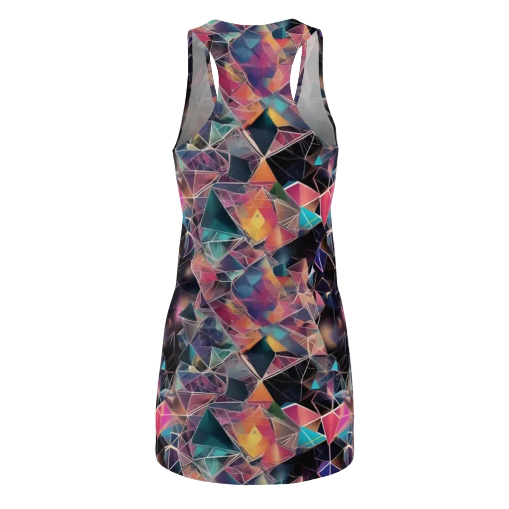 Shard Garden on Racerback Dress — Back