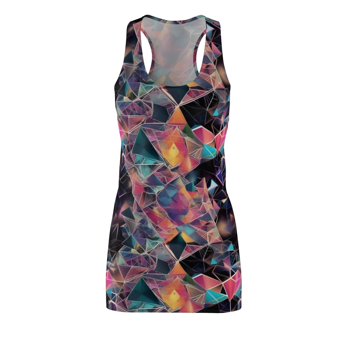 Shard Garden on Racerback Dress — Front