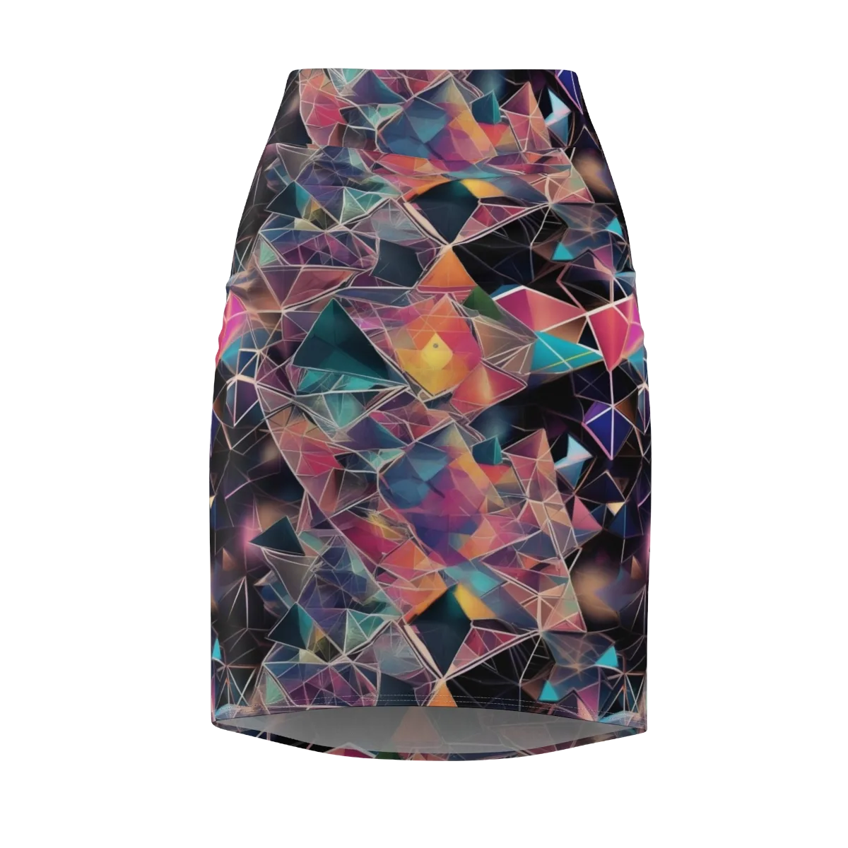 Shard Garden on Pencil Skirt — Front