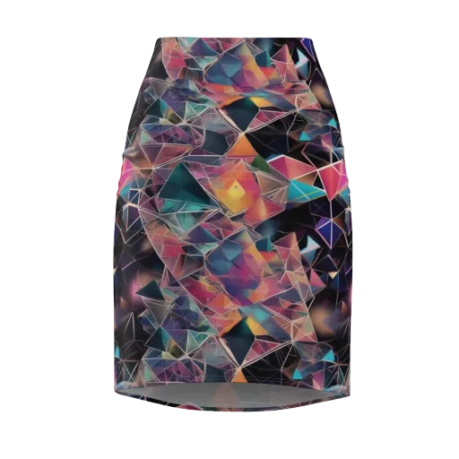 Shard Garden on a Pencil Skirt
