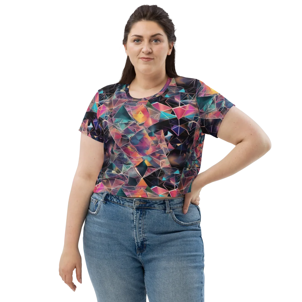 Shard Garden on Crop Tee — Front
