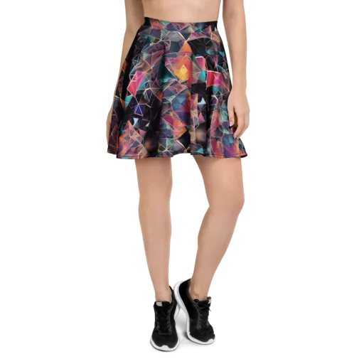 Shard Garden on a Skater Skirt