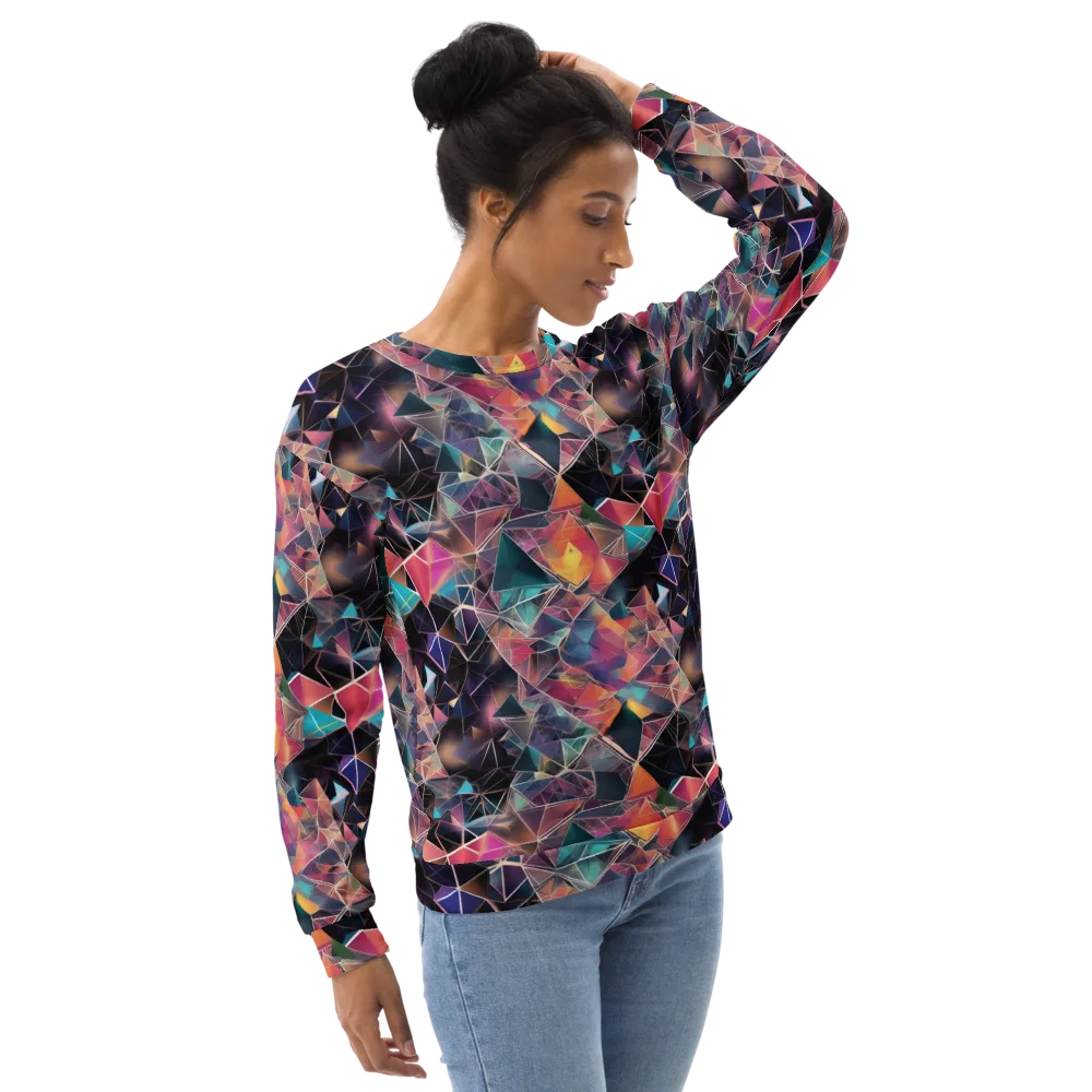 Shard Garden on Sweatshirt — Right Front