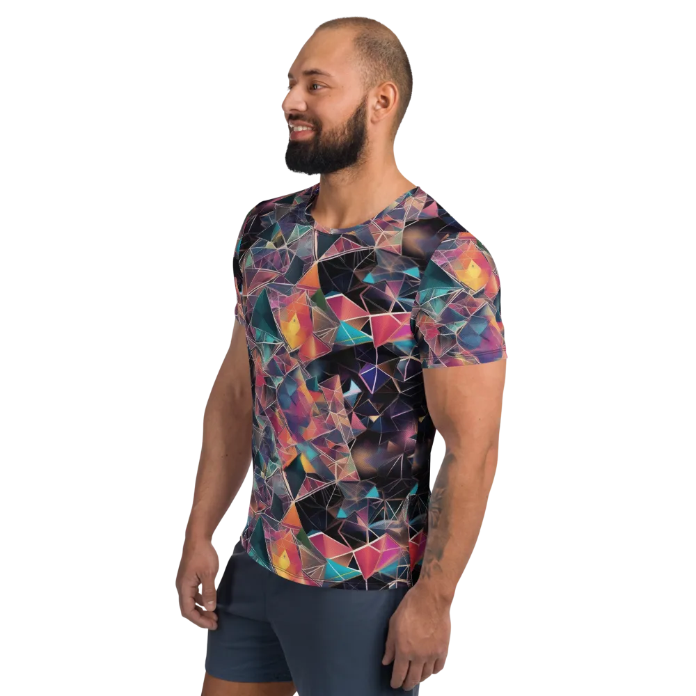 Shard Garden on Men's Athletic T-Shirt — Left