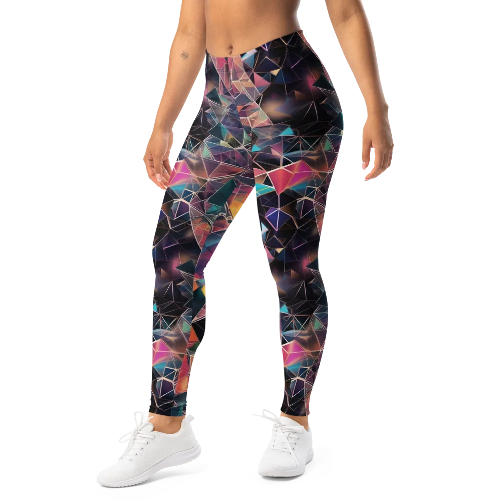 Shard Garden on Leggings — Left Front