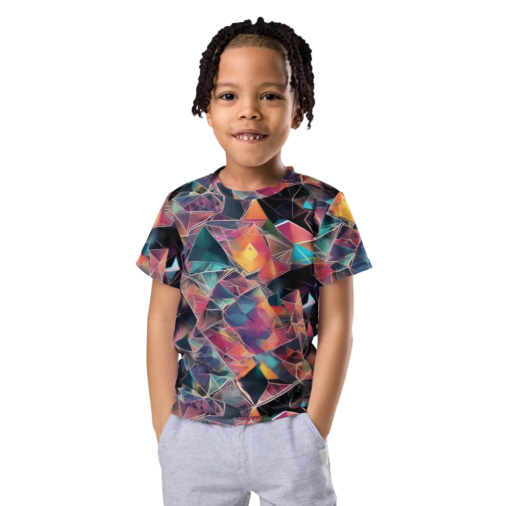 Shard Garden on Kids Crew Neck T-Shirt — Front