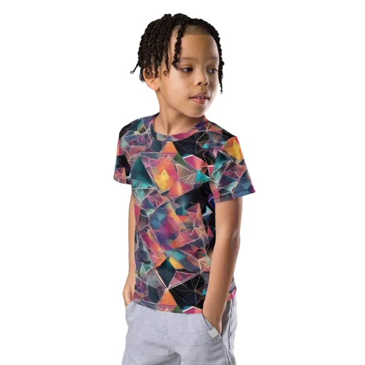 Shard Garden on a Kids Crew Neck T-Shirt