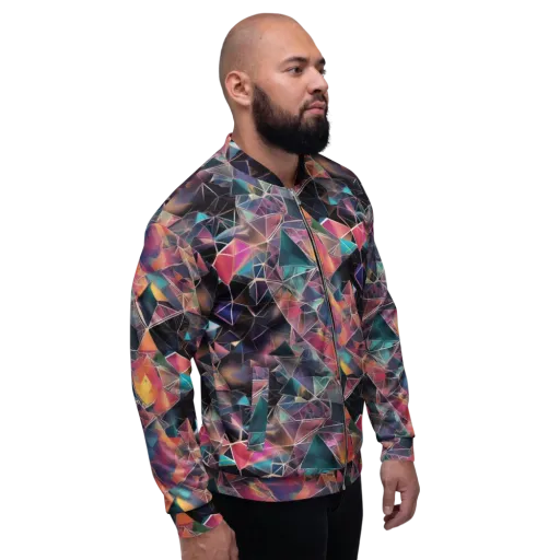 Shard Garden on a Bomber Jacket