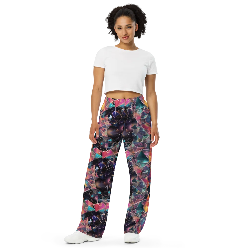 Shard Garden on Wide-Leg Pants — Front