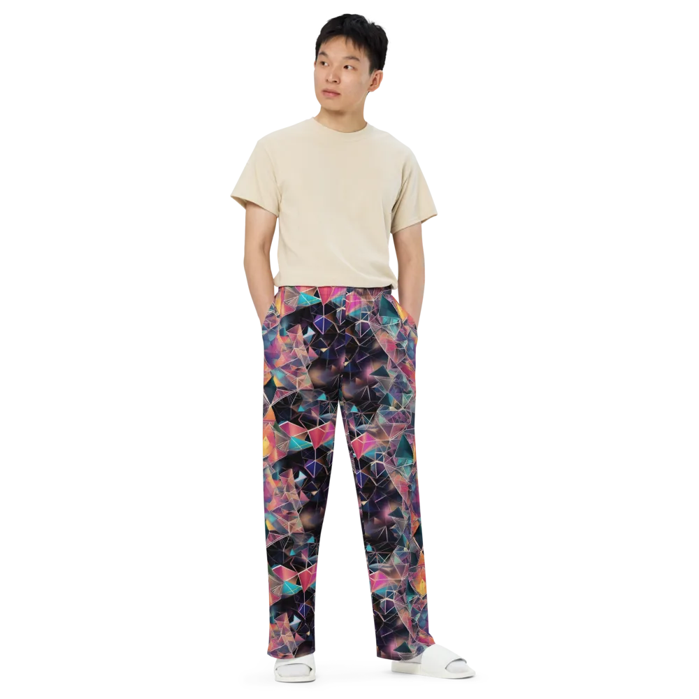 Shard Garden on Wide-Leg Pants — Front