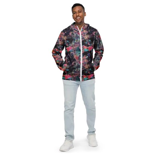 Shard Garden on a Men's Windbreaker