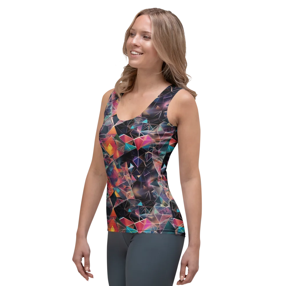 Shard Garden on Women's Tank Top — Left Front
