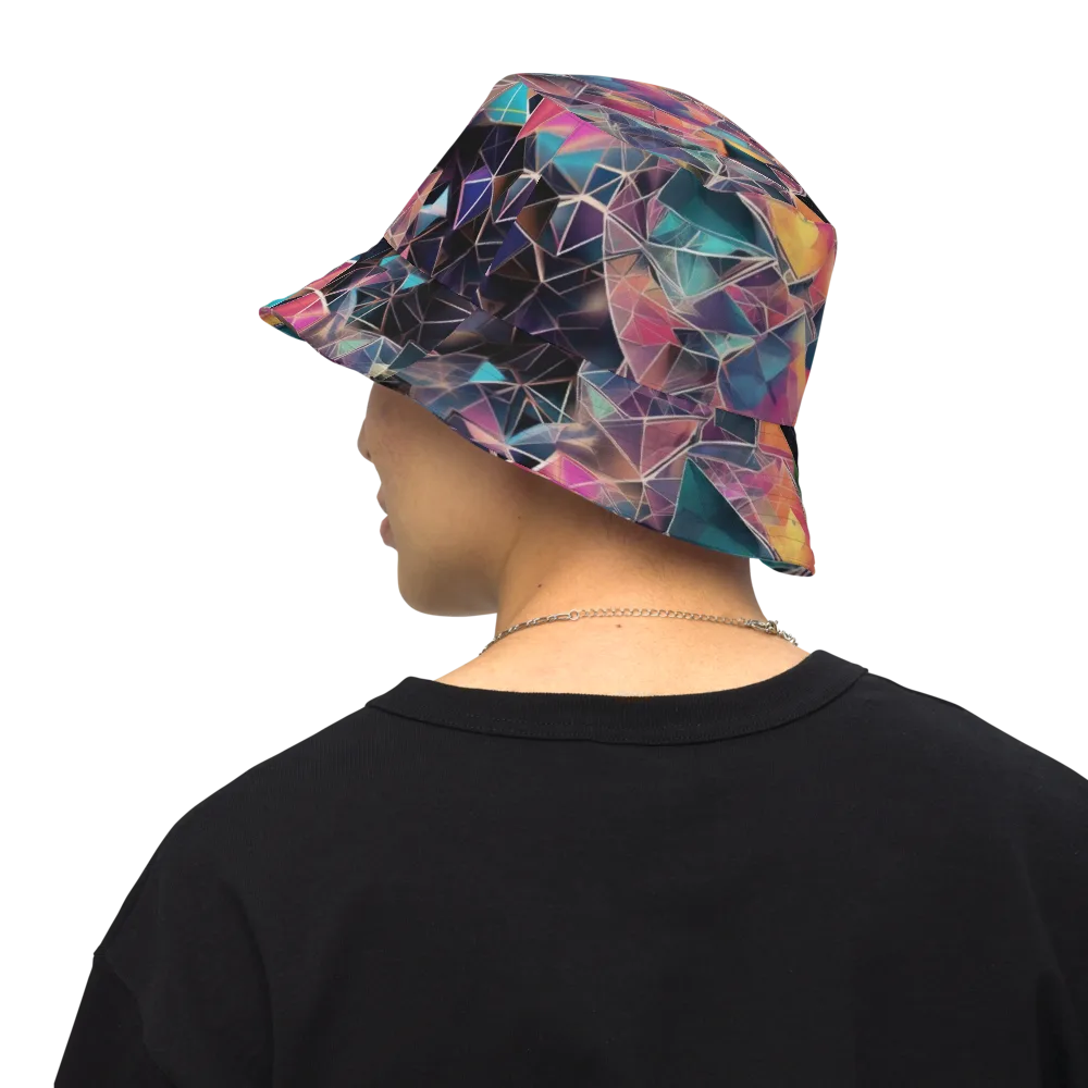Shard Garden on Reversible Bucket Hat — Back Inside