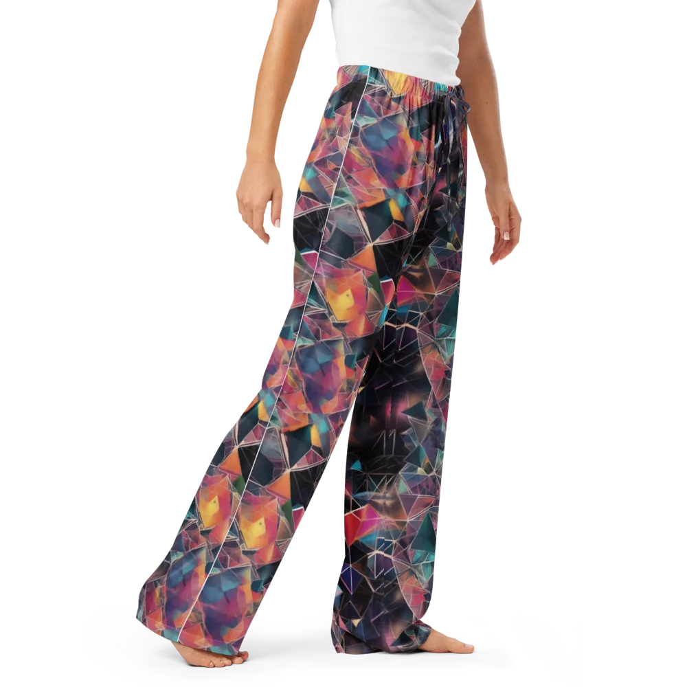 Shard Garden on Women's Pajama Pants — Right Front