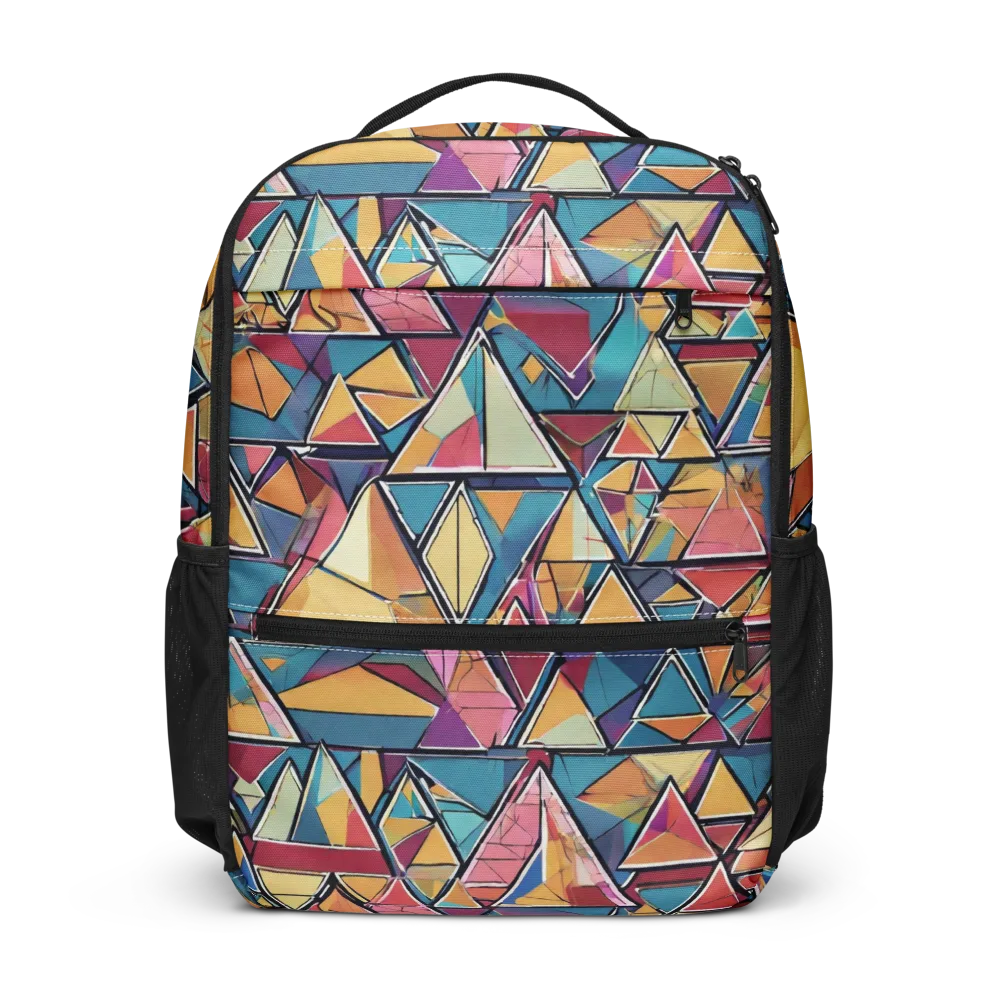 Color Theory Clash on Utility Backpack — Front
