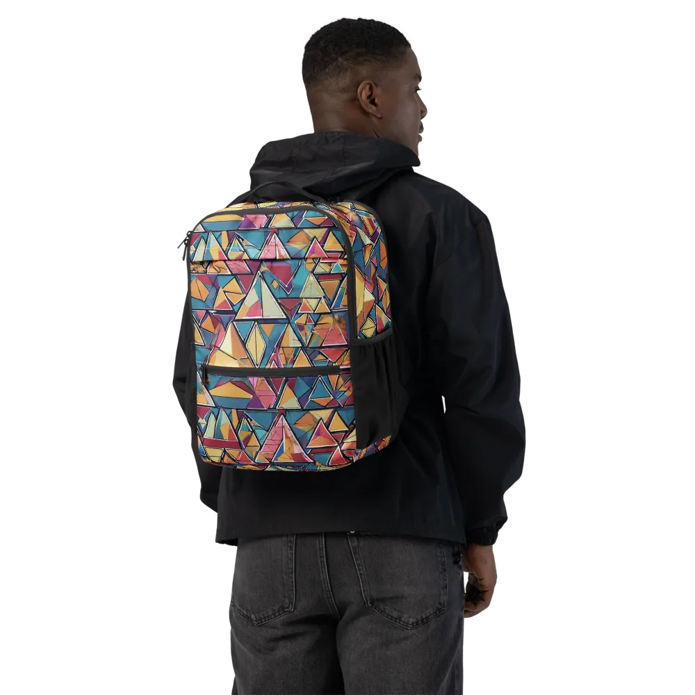 Color Theory Clash on Utility Backpack — Back