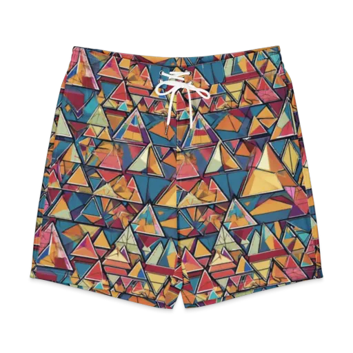Color Theory Clash on a Men's Board Shorts