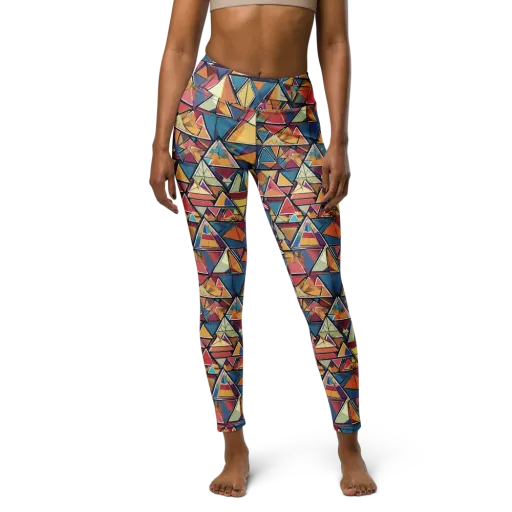 Color Theory Clash on a Yoga Leggings