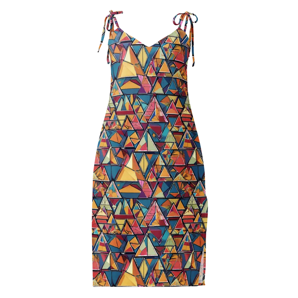 Color Theory Clash on Slip Dress — Front