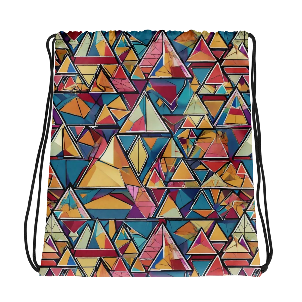 Color Theory Clash on Drawstring Bag — Photo