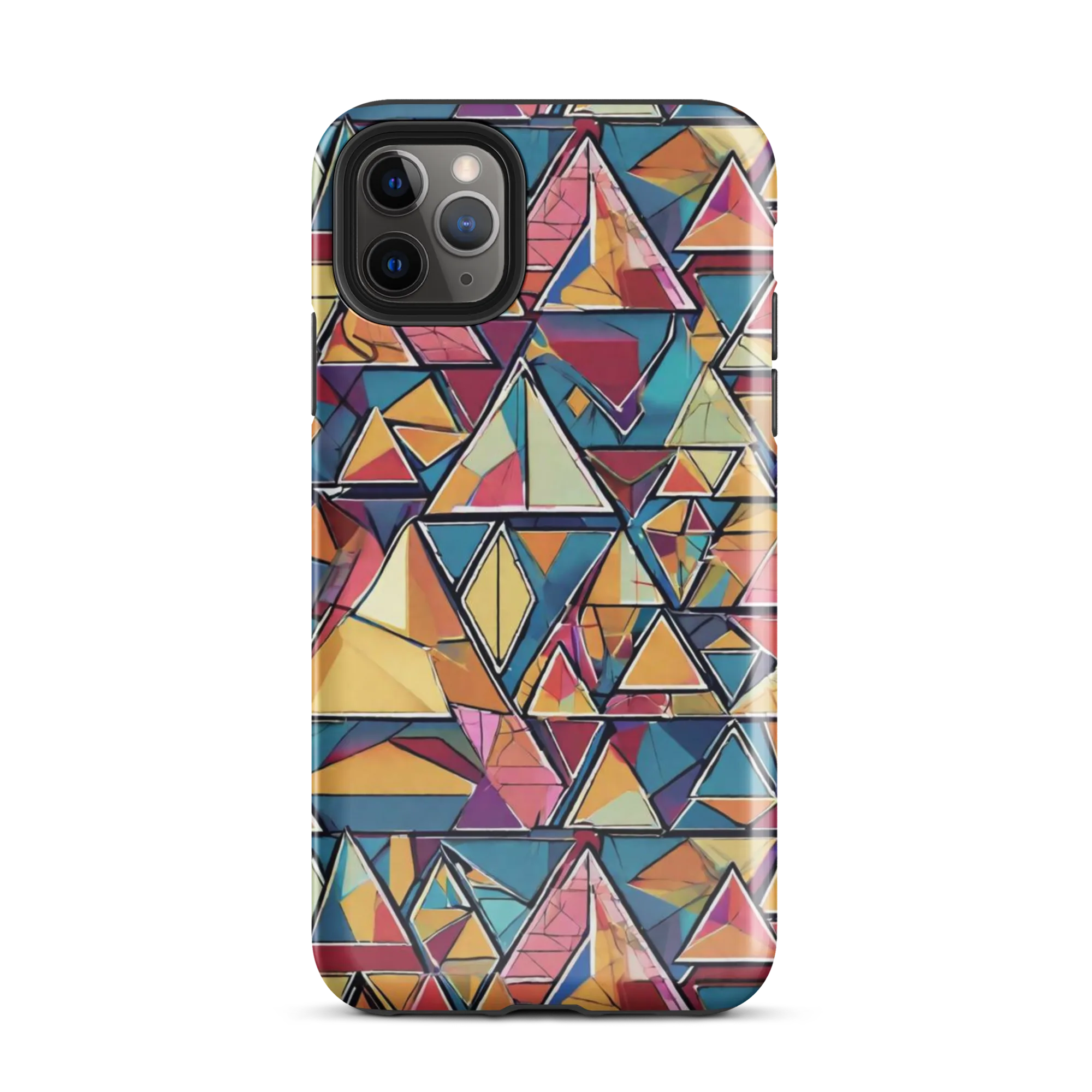Color Theory Clash on Tough Case for iPhone® — Front