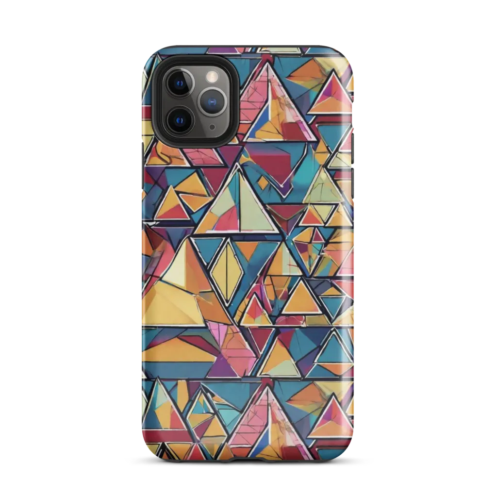 Color Theory Clash on Tough Case for iPhone® — Front
