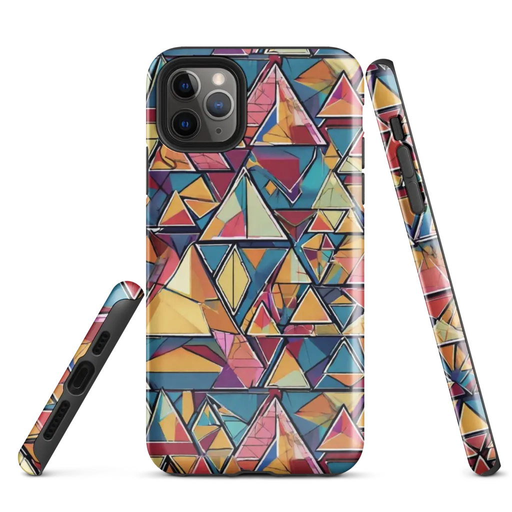 Color Theory Clash on Tough Case for iPhone® — Front