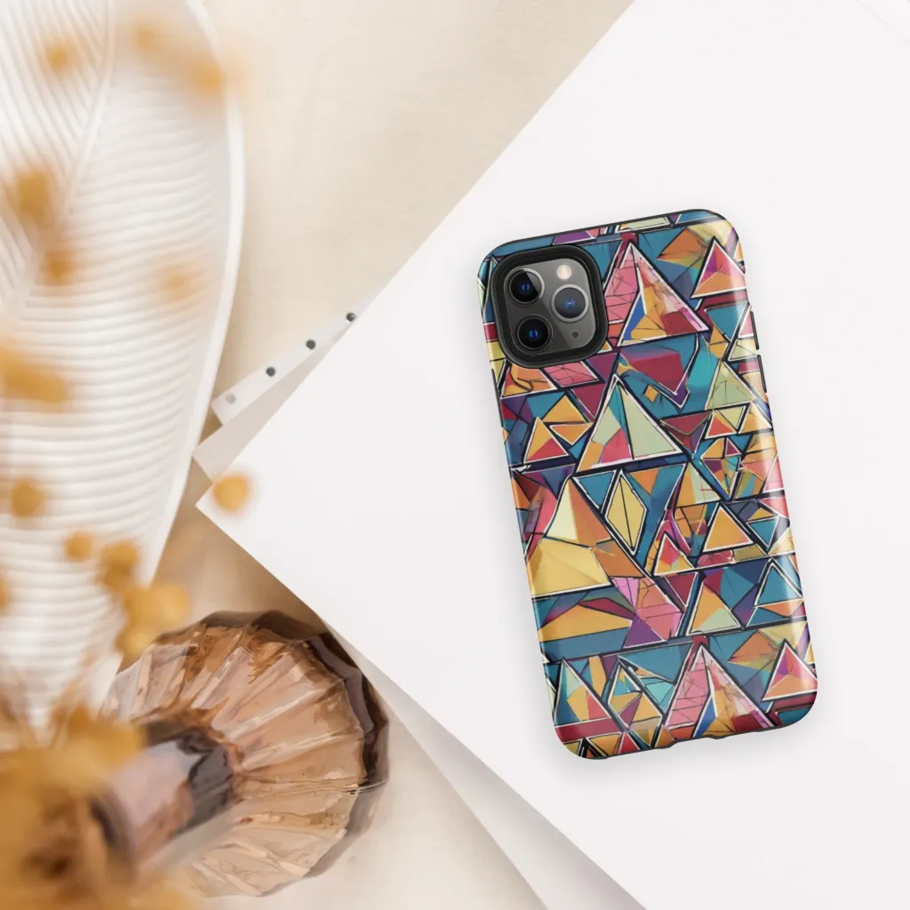 Color Theory Clash on Tough Case for iPhone® — Front