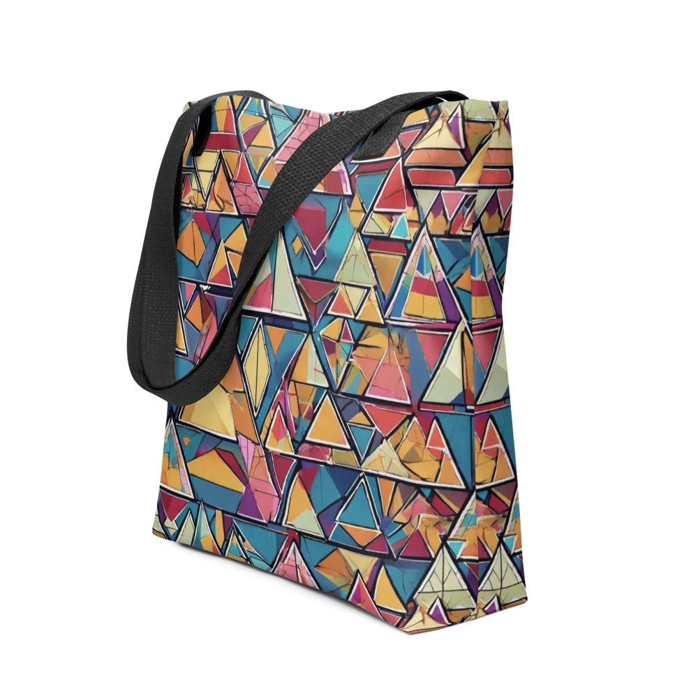 Color Theory Clash on Tote Bag — Front