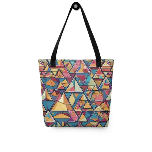 Color Theory Clash on a Tote Bag
