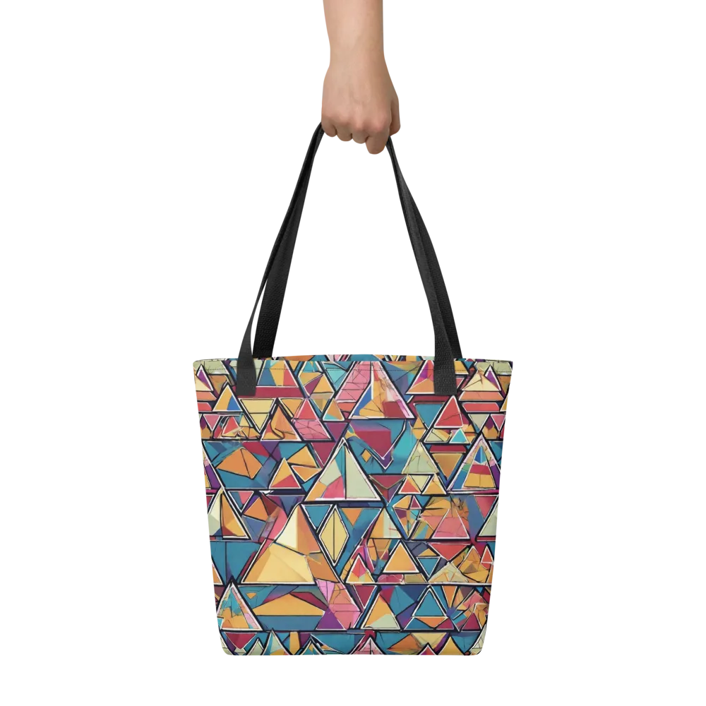 Color Theory Clash on Tote Bag — Front