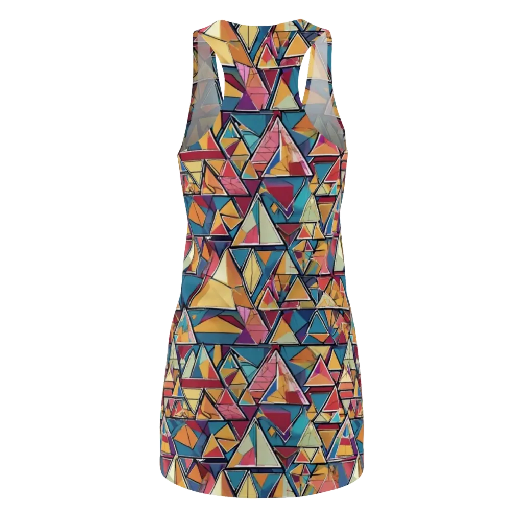 Color Theory Clash on Racerback Dress — Back