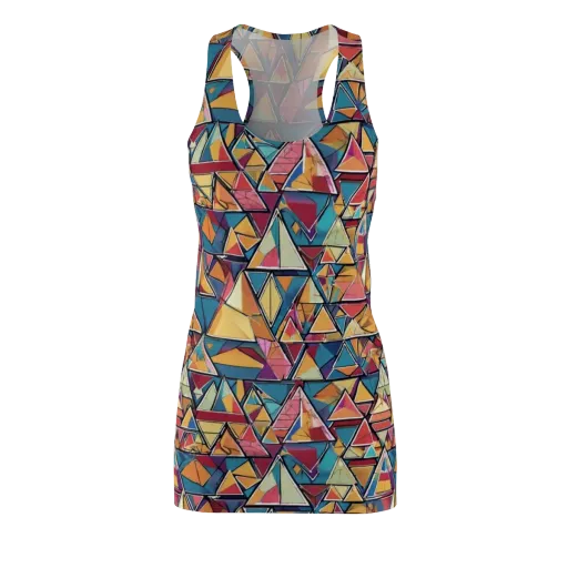 Color Theory Clash on a Racerback Dress