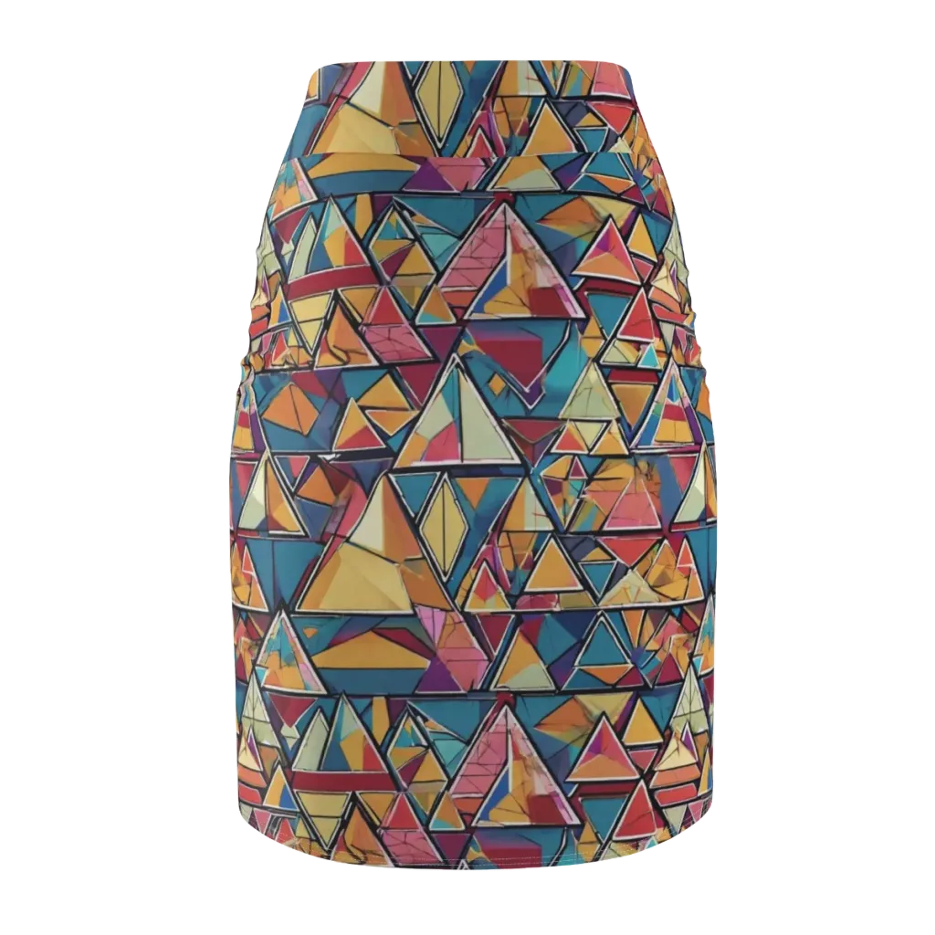 Color Theory Clash on Pencil Skirt — Back