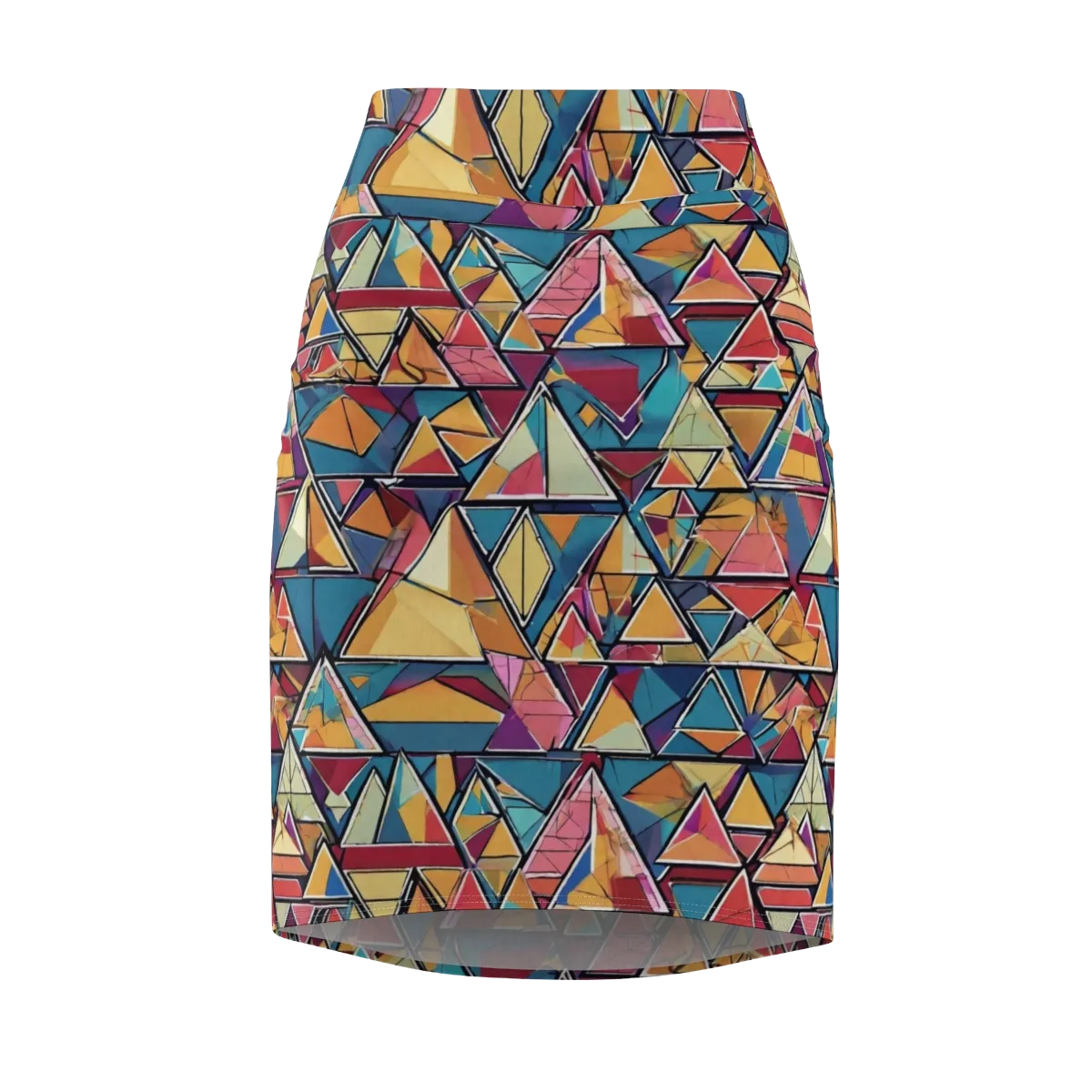 Color Theory Clash on Pencil Skirt — Front
