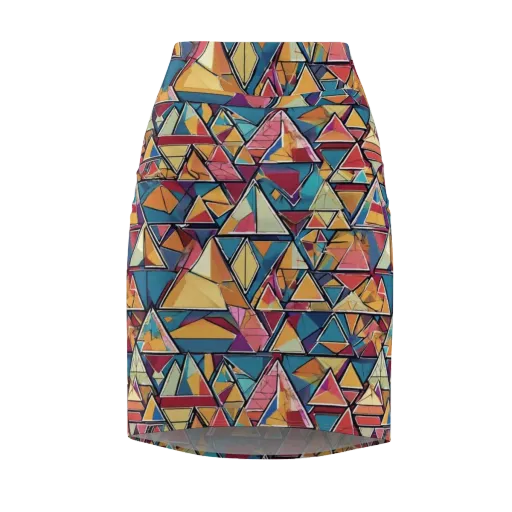 Color Theory Clash on a Pencil Skirt