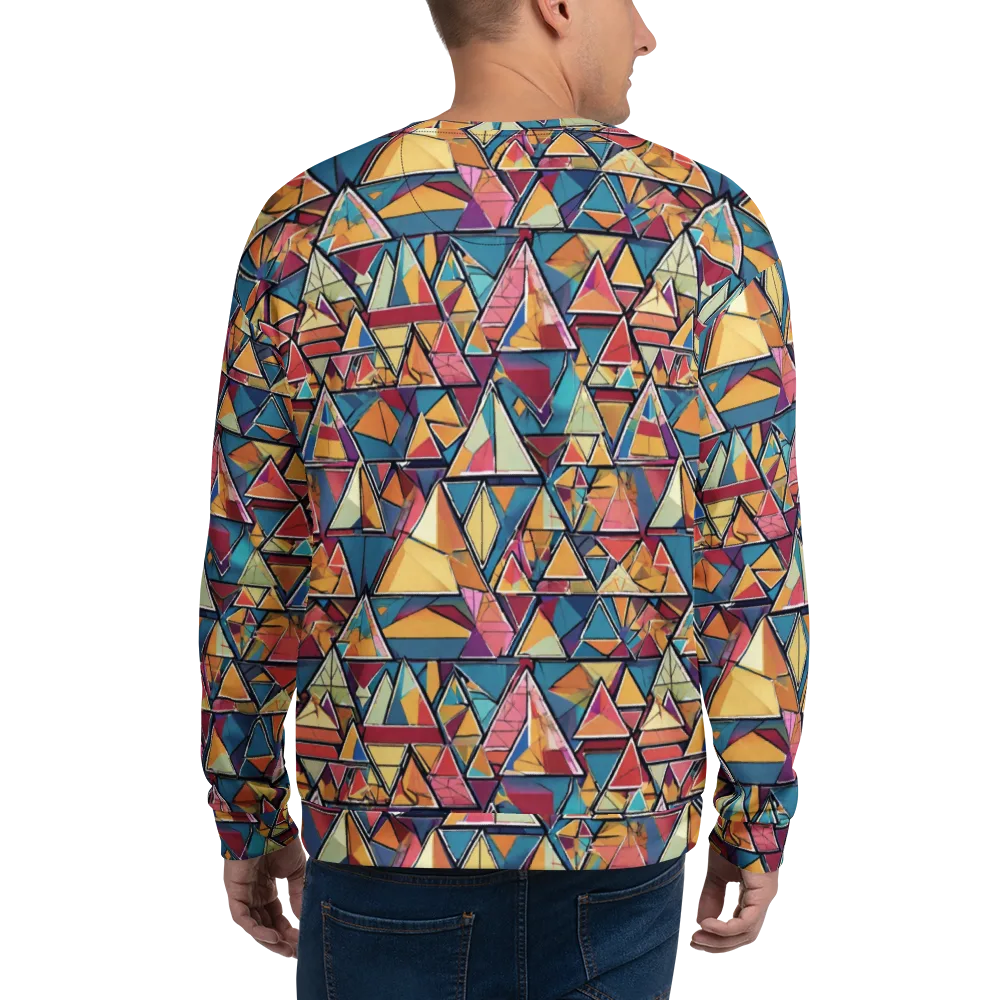 Color Theory Clash on Sweatshirt — Back