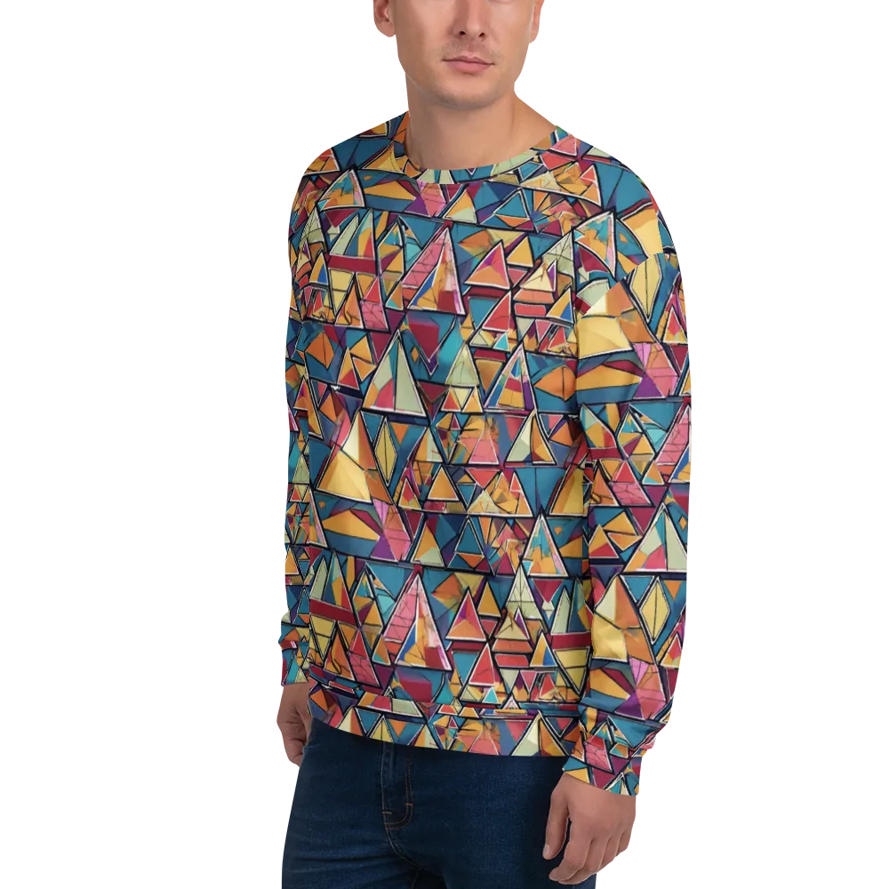 Color Theory Clash on Sweatshirt — Left Front