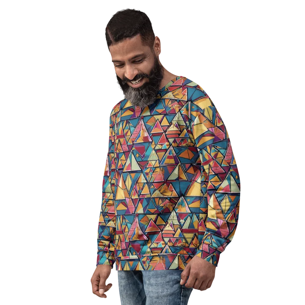 Color Theory Clash on Sweatshirt — Left Front