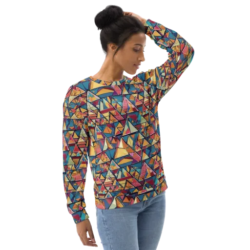 Color Theory Clash on a Sweatshirt