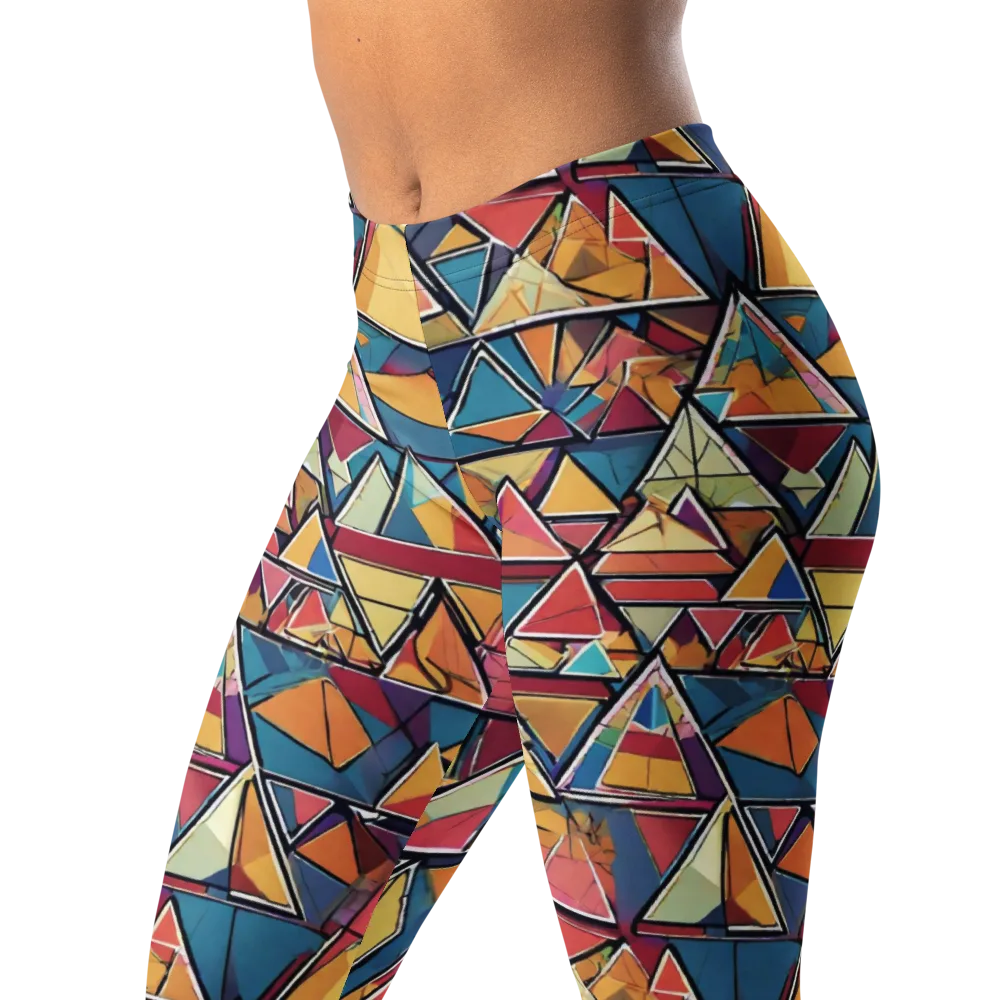 Color Theory Clash on Leggings — Left Front