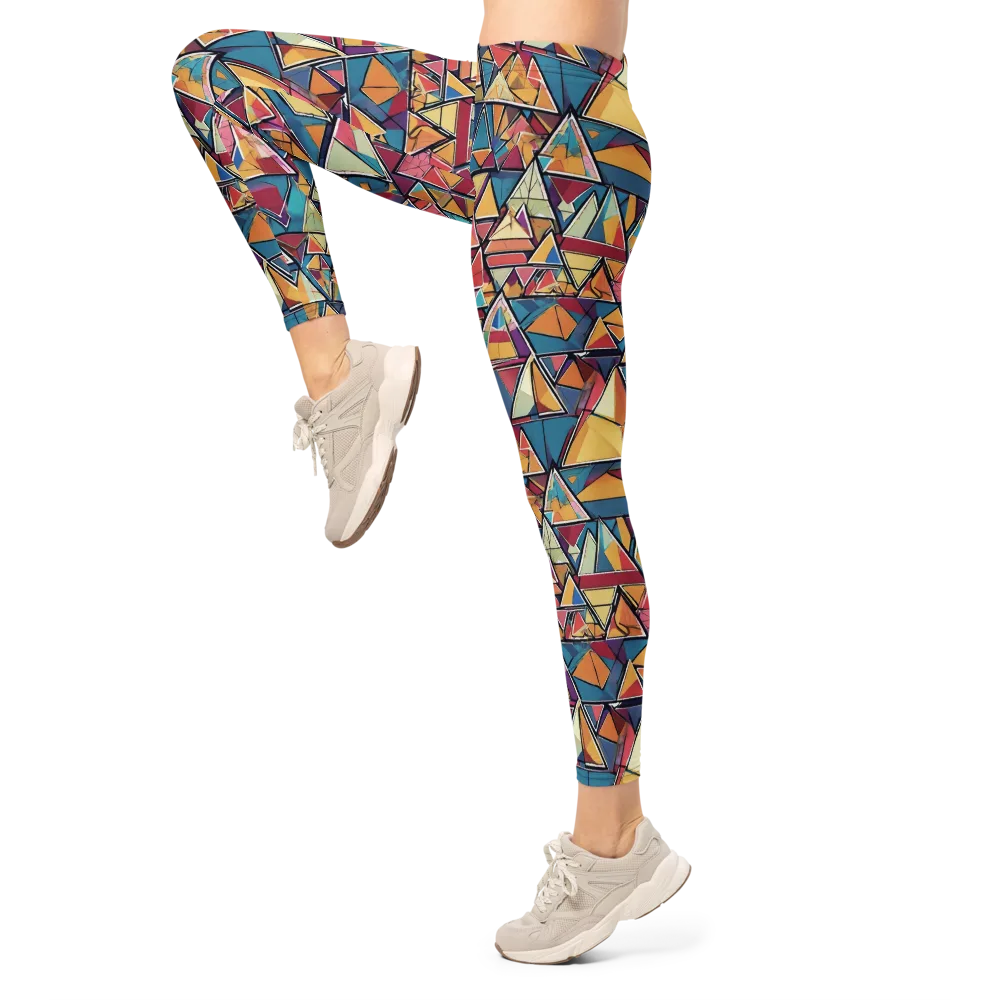 Color Theory Clash on Leggings — Left